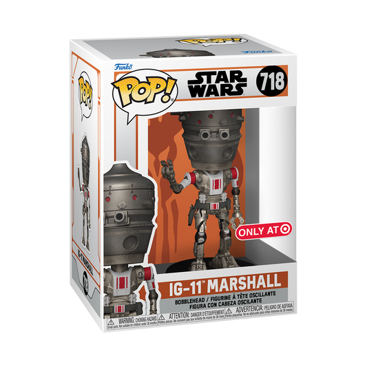 Funko Pop! Star Wars - IG-11 Marshall #718 [Target Exclusive] *PREORDER*