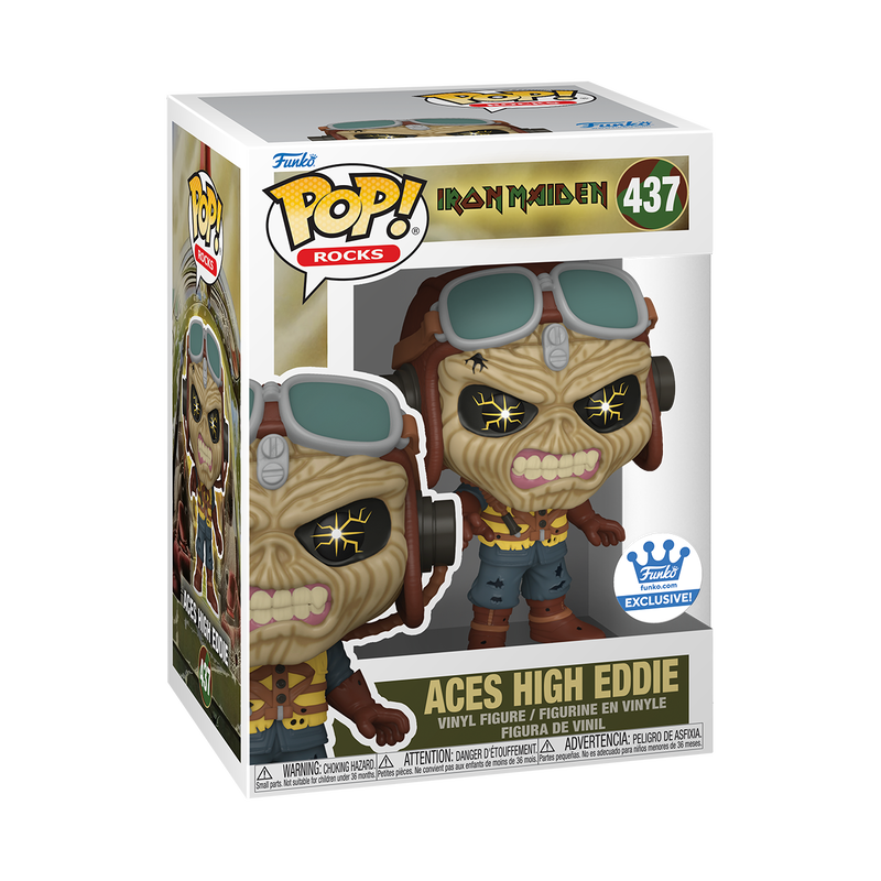 Funko Pop! Music: Iron Maiden - Aces High Eddie #437 [Funko Shop Exclusive]