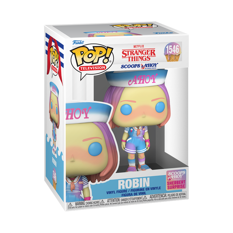 Funko Pop! Television: Stranger Things - Robin #1546 [Scoops Ahoy Sherbert Surprise] *PREORDER*
