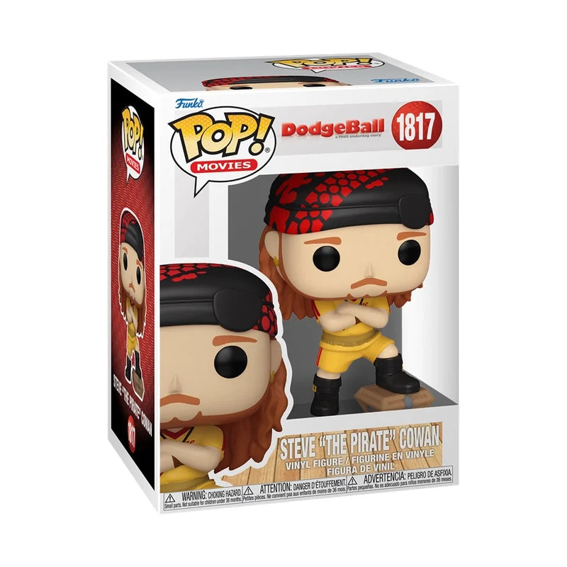 Funko Pop! Movies: Dodgeball - White Goodman / Peter La Fleur / Patches O'Houlihan / Steve "The Pirate" Cowan / White Goodman [Funko Special Edition] *PREORDER*