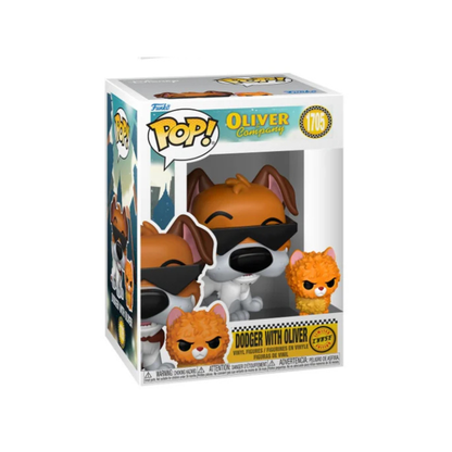 Funko Pop! Disney: Oliver And Company - Dodger with Oliver / Georgette with Tito
