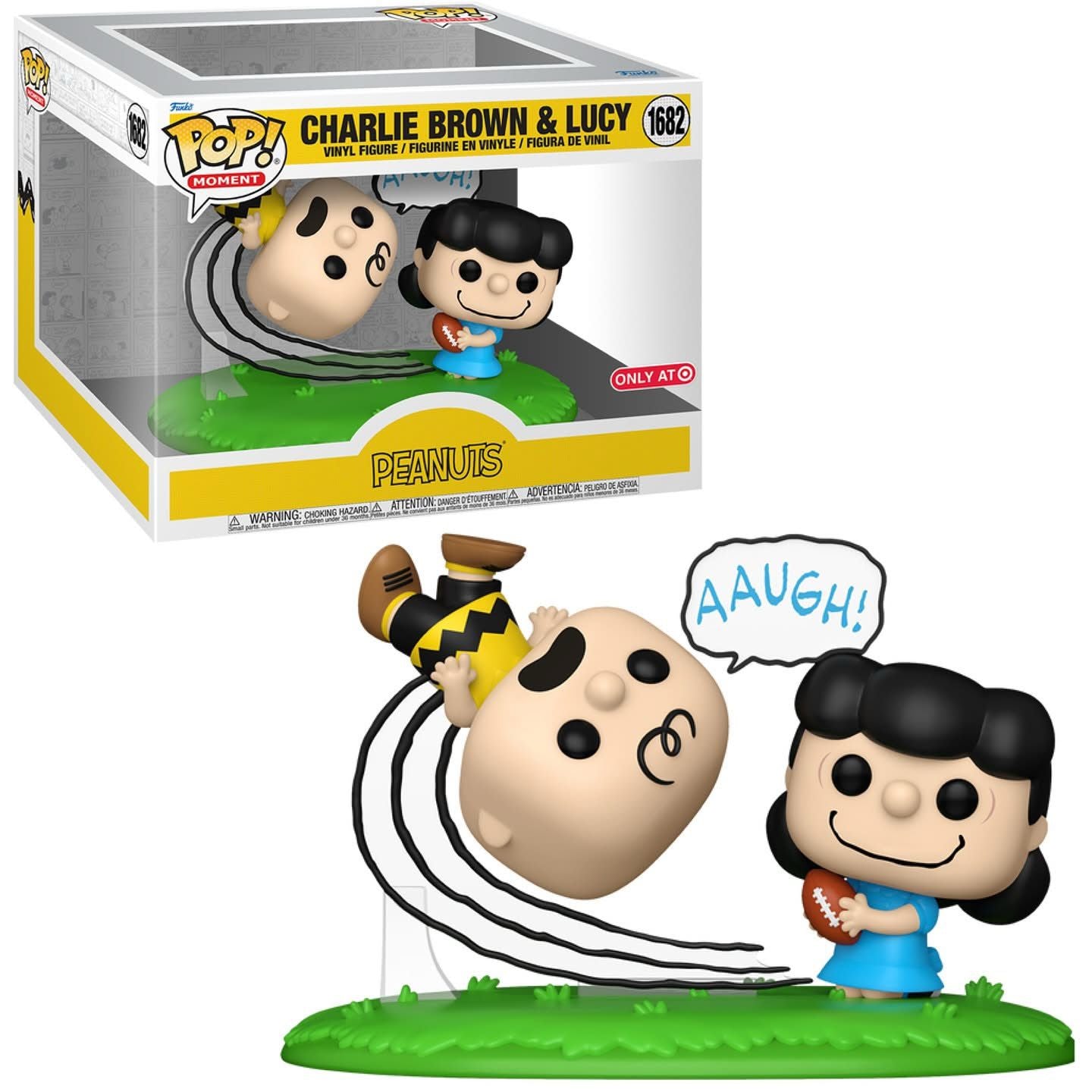 Funko Pop! Peanuts: Moment - Charlie Brown & Lucy #1682 [Target Exclusive]