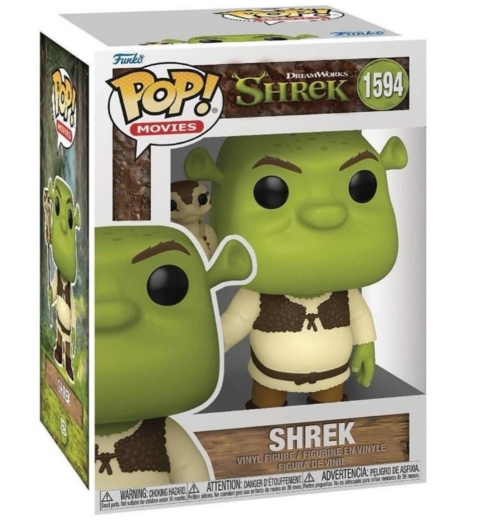 Funko Pop! Movies: Shrek - Shrek / Princess Fiona / Puss In Boots / Gingy / Donkey (Glitter) *PREORDER*
