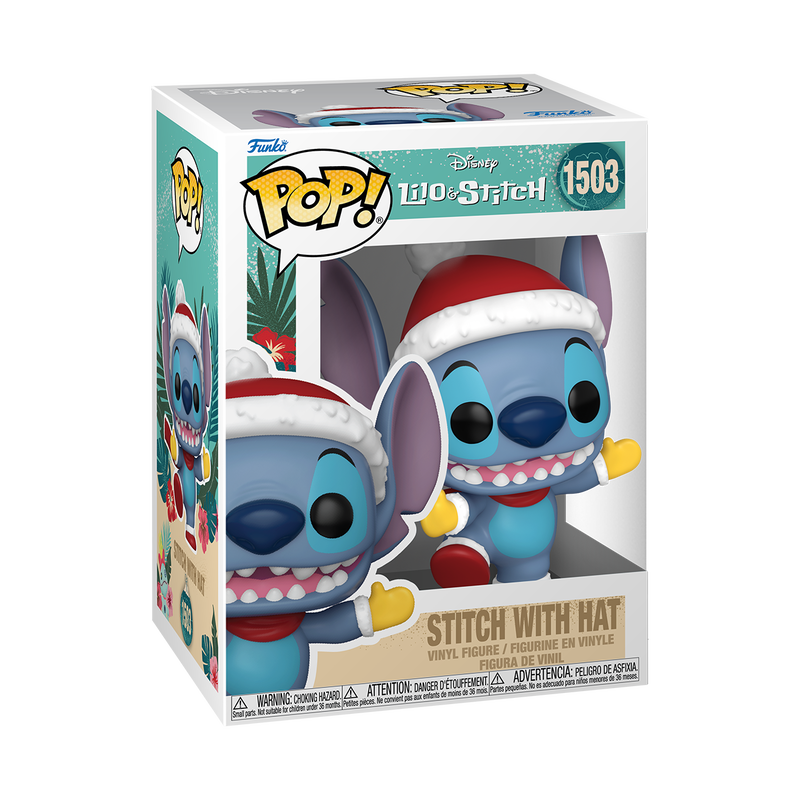 Funko Pop! Disney - Stitch with Santa Hat #1503