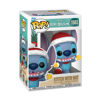 Funko Pop! Disney - Stitch with Santa Hat #1503