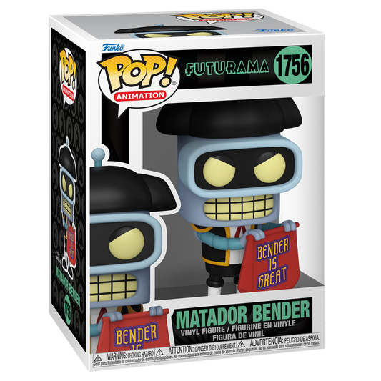 Funko Pop! Animation: Futurama - Matador Bender #1756