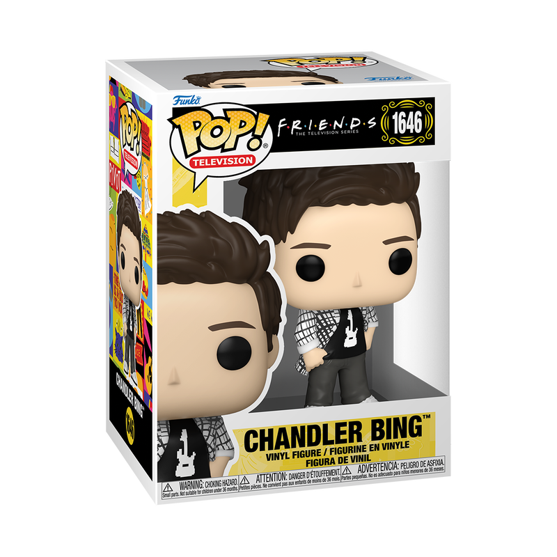 Funko Pop! Television: Friends - Chandler #1646 / Ross #1648 / Joey #1645 / Phoebe #1647 / Monica #1649 / Rachel #1650