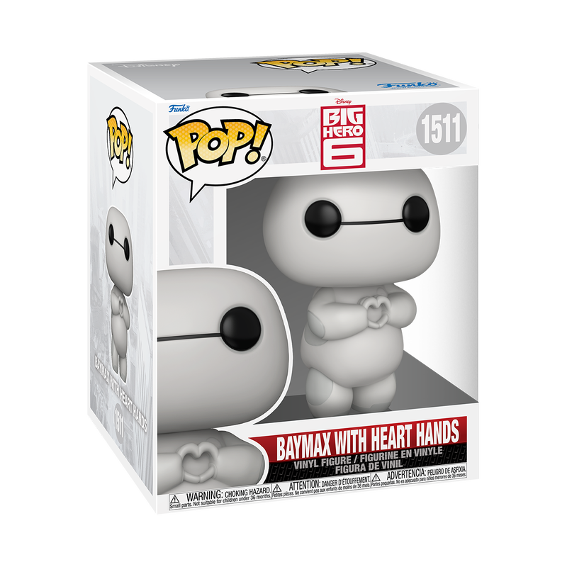 Funko Pop! Movies: Big Hero 6 - 6" Baymax with Heart Hands #1511