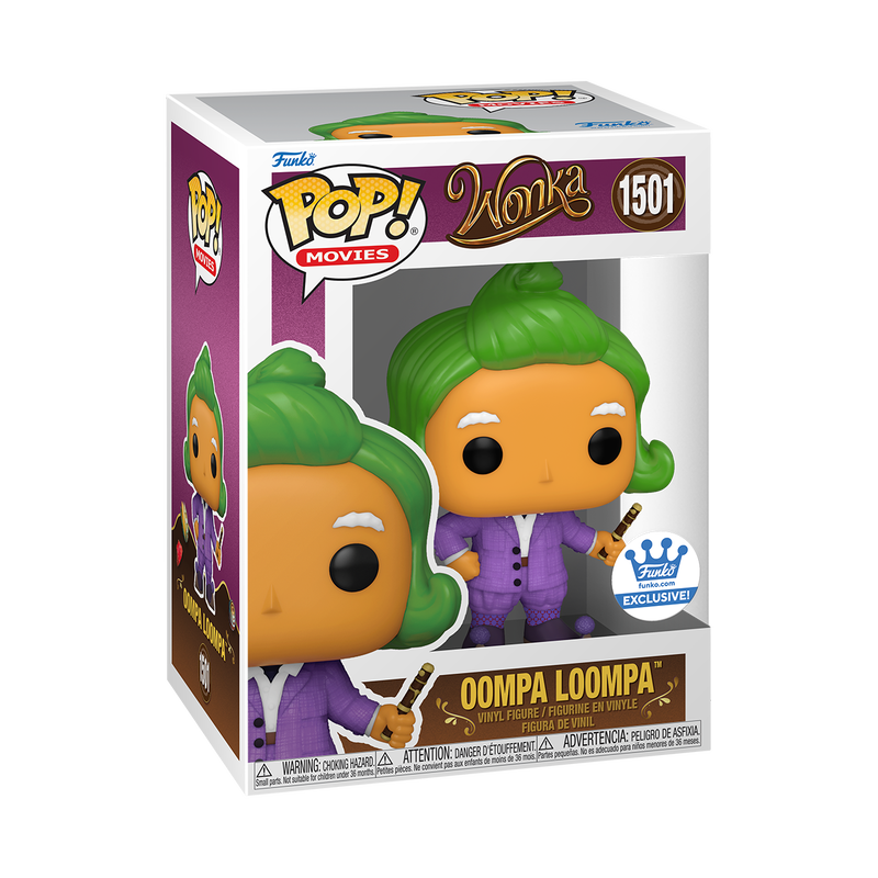 FUNKO POP! WILLY WONKA OOMPA LOOMPA WITH PICCOLO #1501 (FUNKO SHOP EXCLUSIVE)