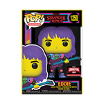 Funko Pop! Stranger Things - Eddie Hellfire Club with Guitar (Black Light) #1250 [2024 TargetCon Exclusive] *PREORDER*