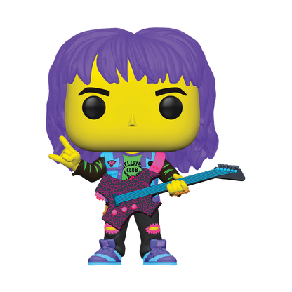 Funko Pop! Stranger Things - Eddie Hellfire Club with Guitar (Black Light) #1250 [2024 TargetCon Exclusive] *PREORDER*