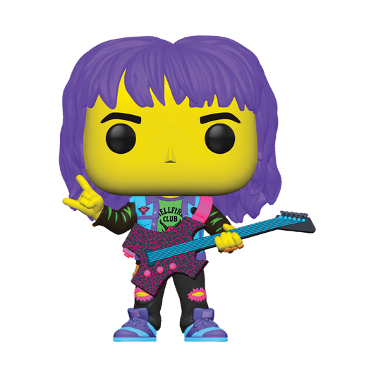 Funko Pop! Stranger Things - Eddie Hellfire Club with Guitar (Black Light) #1250 [2024 TargetCon Exclusive] *PREORDER*
