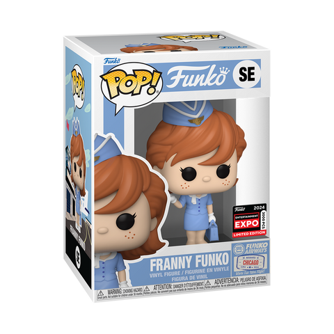 FUNKO POP! FRANNY FUNKO IN STEWARDESS UNIFORM #SE [C2E2 Shared Entertainment EXPO] *PREORDER*