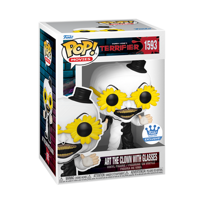 Funko Pop! Movies: Terrifier - Art The Clown with Glasses #1593 [Funko Shop Exclusive]