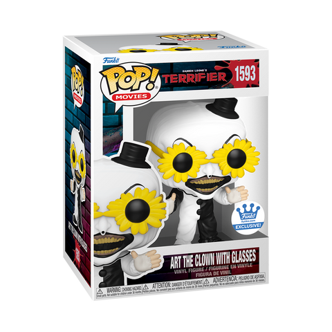 Funko Pop! Movies: Terrifier - Art The Clown with Glasses #1593 [Funko Shop Exclusive]