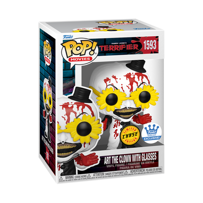 Funko Pop! Movies: Terrifier - Art The Clown with Glasses #1593 [Funko Shop Exclusive]