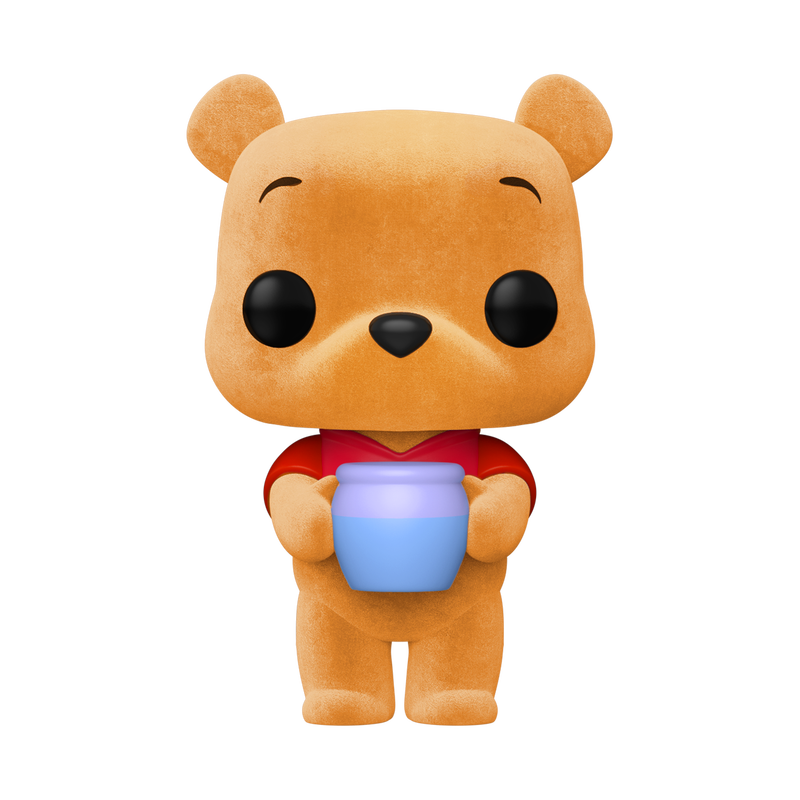 Funko Pop! Winnie The Pooh - Winnie The Pooh with Honey Pot (Flocked) #1512 [Funko Shop Exclusive]