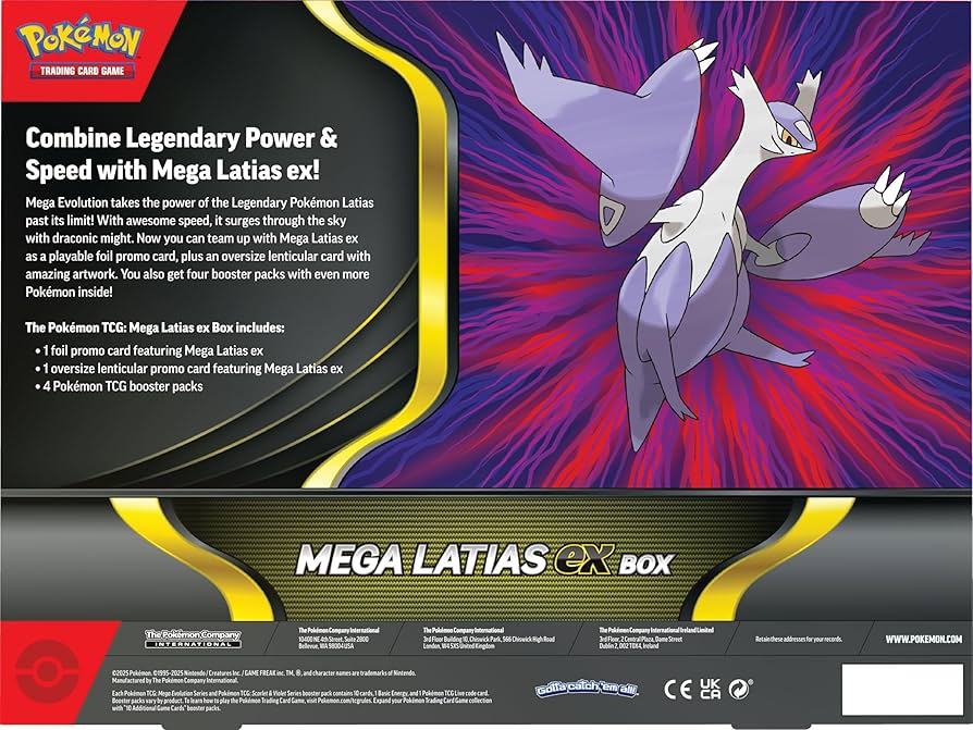 Pokemon TCG: Mega Evolution - Mega Latias EX Box