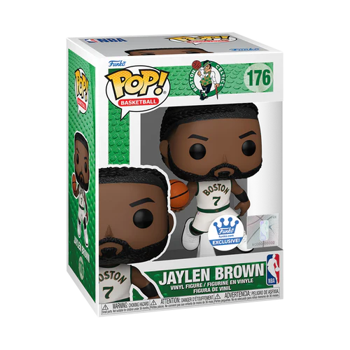 Funko Pop! Sports NBA - Boston Celtics Jaylen Brown #176 White Jersey **PREORDER**