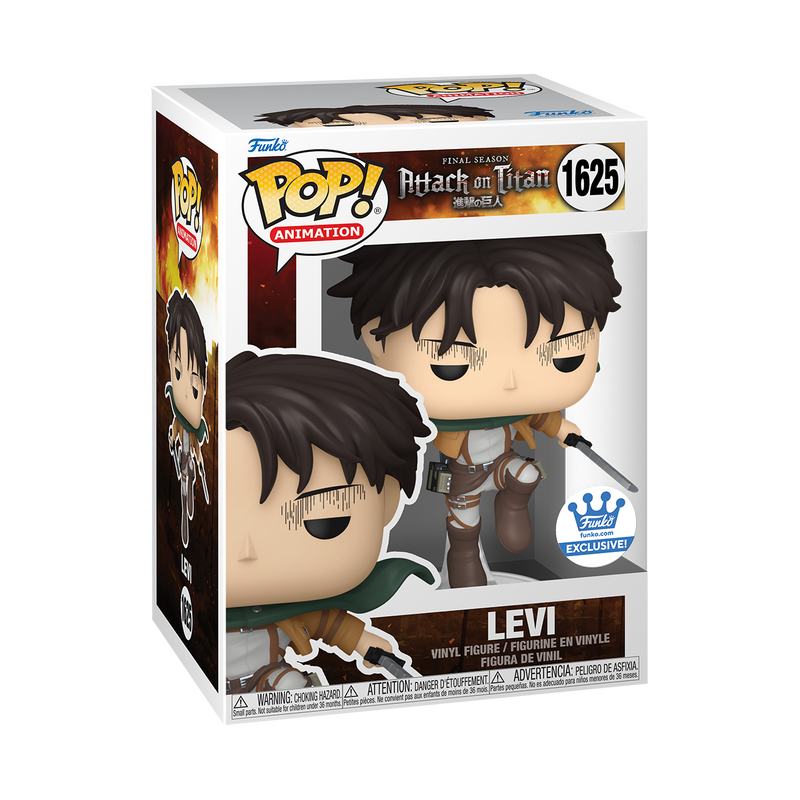 Funko Pop! Anime: Attack On Titan - Levi (with Swords) #1625 [Funko Shop Exclusive]