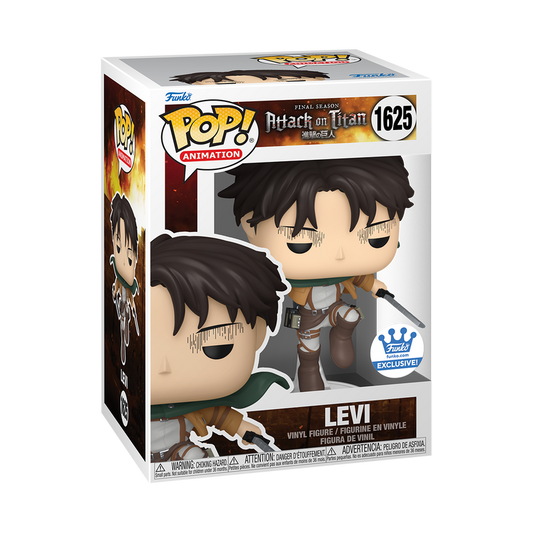 Funko Pop! Anime: Attack On Titan - Levi (with Swords) #1625 [Funko Shop Exclusive]