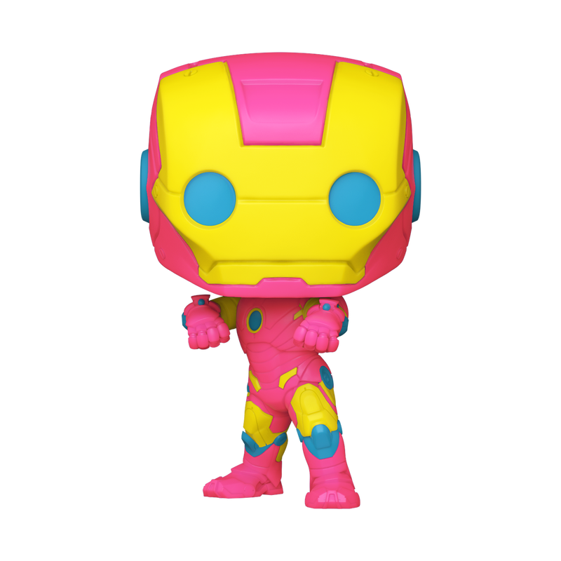 Funko Pop! Marvel: Infinity Saga (Black Light) - Iron Man (Mark 1) / Iron Man (Mark 3) / Iron Man (Mark 5) / 10" Hulkbuster [Target Exclusive] *PREORDER*