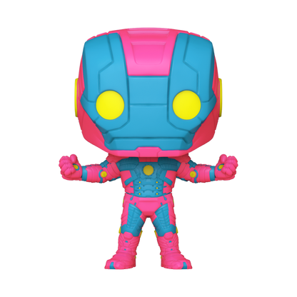 Funko Pop! Marvel: Infinity Saga (Black Light) - Iron Man (Mark 1) / Iron Man (Mark 3) / Iron Man (Mark 5) / 10" Hulkbuster [Target Exclusive] *PREORDER*