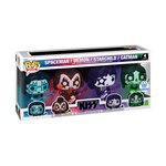 Funko Pop! Rocks: KISS (Colour Spotlight) - Spaceman / Demon / Starchild / Catman 4pk [Funko Shop Exclusive]
