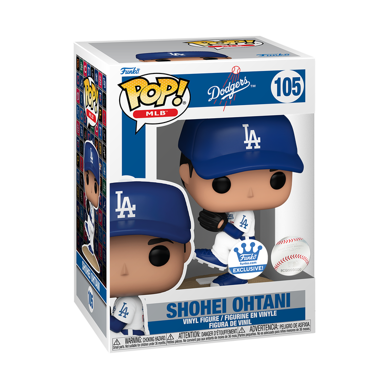 Funko Pop! MLB Shohei Ohtani (Home LA Dodgers Jersey) PITCHING #105 [FUNKO SHOP Exclusive] *PREORDER*