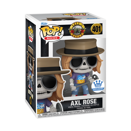 Funko Pop! Guns N Roses - Axl Rose (Skeleton) #401 [FUNKO SHOP EXCLUSIVE] **PREORDER**