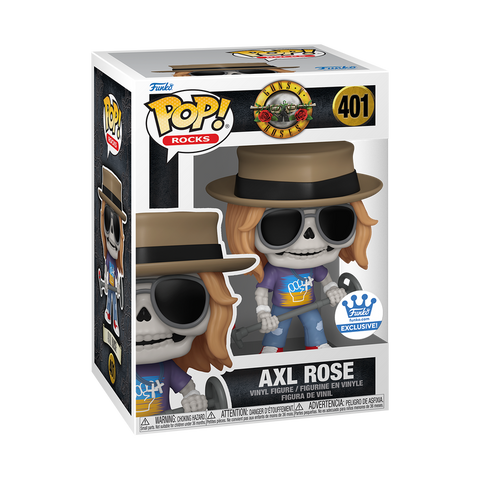 Funko Pop! Guns N Roses - Axl Rose (Skeleton) #401 [FUNKO SHOP EXCLUSIVE] **PREORDER**