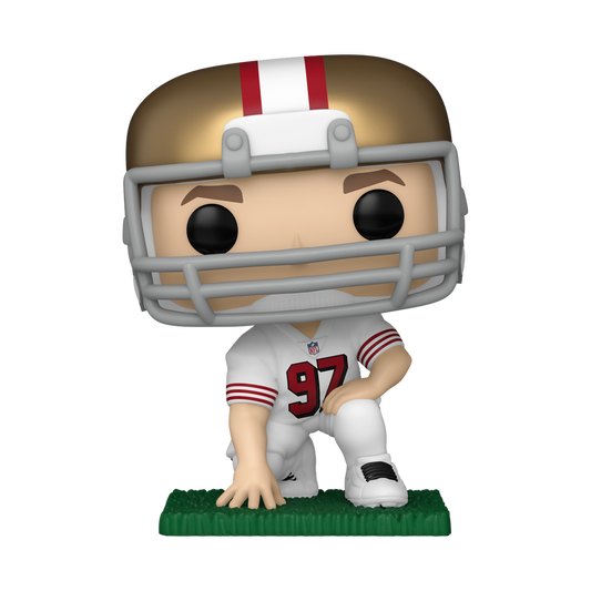 Funko Pop! Sports: NFL - Nick Bosa (White & Red Uniform) #258 [Fugitive Toys Exclusive]