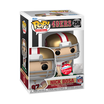 Funko Pop! Sports: NFL - Nick Bosa (White & Red Uniform) #258 [Fugitive Toys Exclusive]
