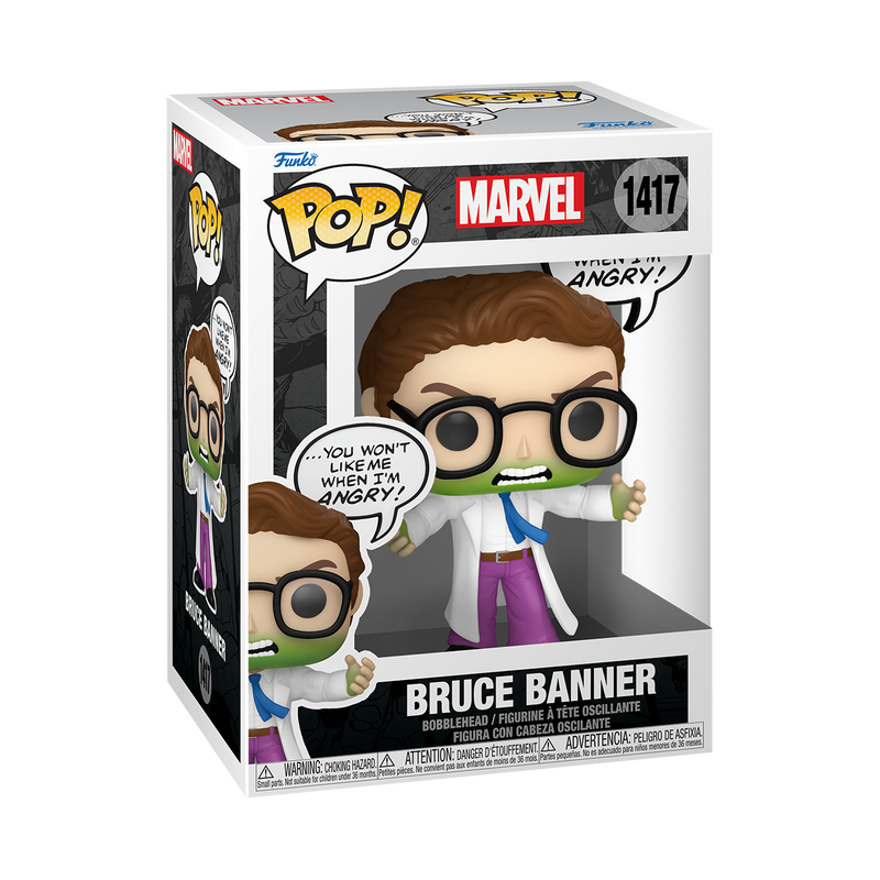 Funko Pop! Marvel - Bruce Banner (Don't Make Me Angry) #1417 *PREORDER*