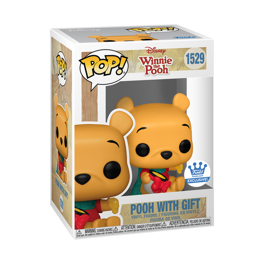 Funko Pop! Winnie The Pooh - Pooh with Gift #1529 [Funko Shop Exclusive]