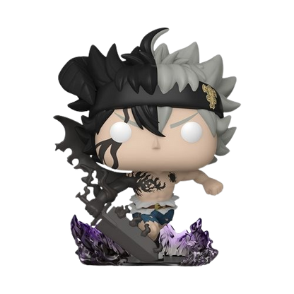 Funko Pop! ANIMATION: BLACK CLOVER BLACK ASTA GLOW IN THE DARK #1556 [EXCLUSIVE]