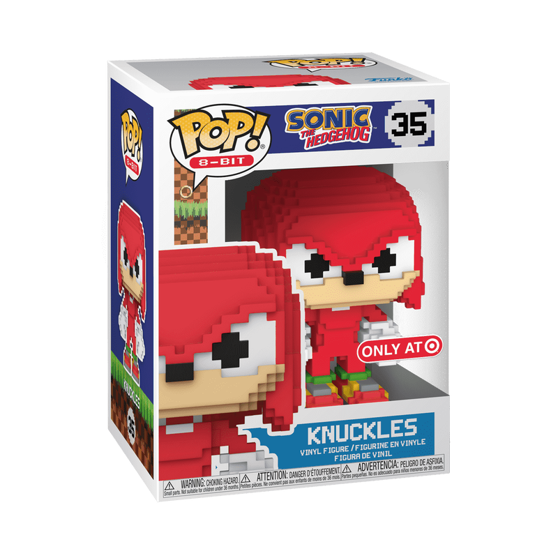 Funko Pop! Games: Sonic The Hedgehog - Sonic (8-Bit) / Knuckles (8-Bit) / Tails (8-Bit) / Sonic with Chao (Flocked) *PREORDER*