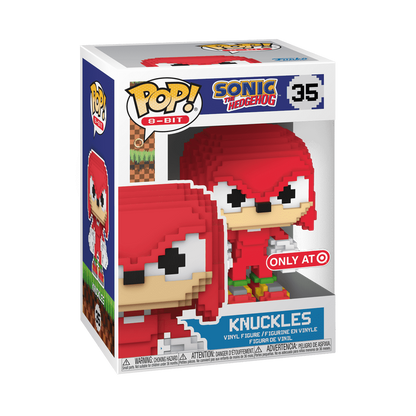 Funko Pop! Games: Sonic The Hedgehog - Sonic (8-Bit) / Knuckles (8-Bit) / Tails (8-Bit) / Sonic with Chao (Flocked) *PREORDER*