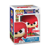 Funko Pop! Games: Sonic The Hedgehog - Sonic (8-Bit) / Knuckles (8-Bit) / Tails (8-Bit) / Sonic with Chao (Flocked) *PREORDER*
