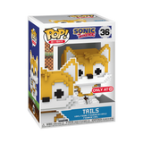 Funko Pop! Games: Sonic The Hedgehog - Sonic (8-Bit) / Knuckles (8-Bit) / Tails (8-Bit) / Sonic with Chao (Flocked) *PREORDER*