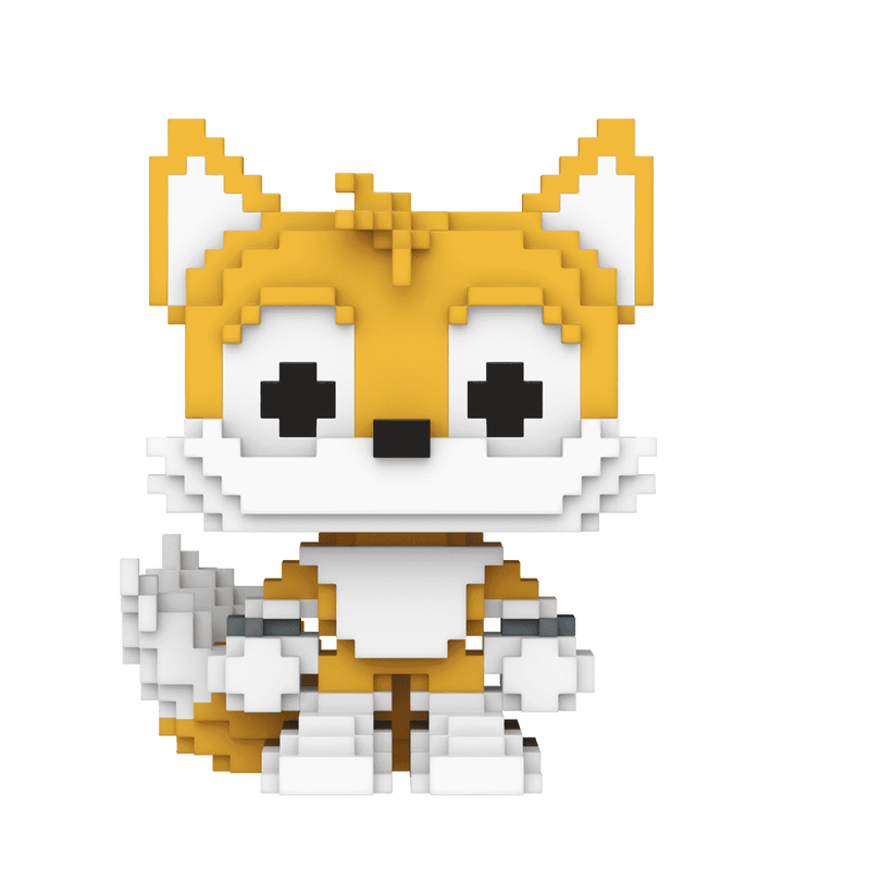 Funko Pop! Games: Sonic The Hedgehog - Sonic (8-Bit) / Knuckles (8-Bit) / Tails (8-Bit) / Sonic with Chao (Flocked) *PREORDER*