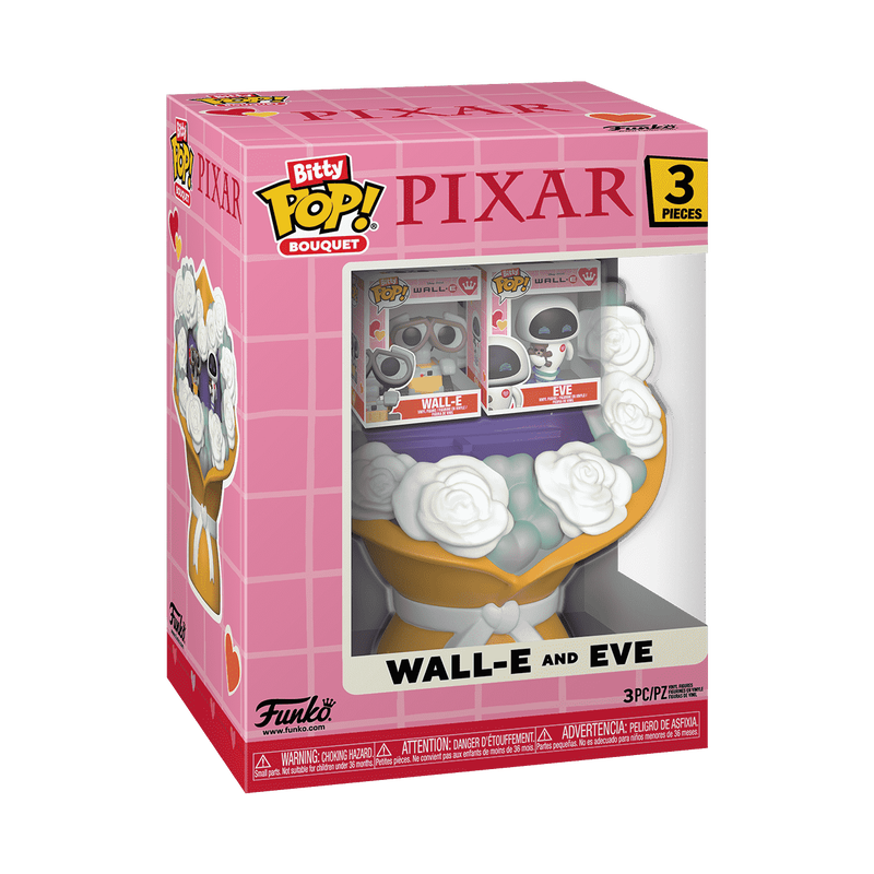 Funko Pop! Bitty Pop - Wall-E Bouquet Wall-E & Eve (Valentine)