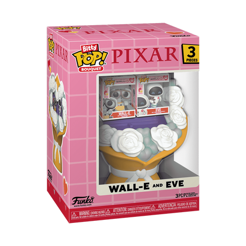 Funko Pop! Bitty Pop - Wall-E Bouquet Wall-E & Eve (Valentine)