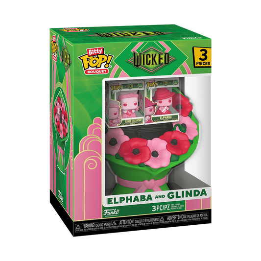 Funko Pop! Bitty Pop - Wicked Bouquet Elphaba & Glinda (Valentine)