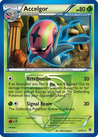 Accelgor (Team Plasma)/101  Plasma Blast - Rare