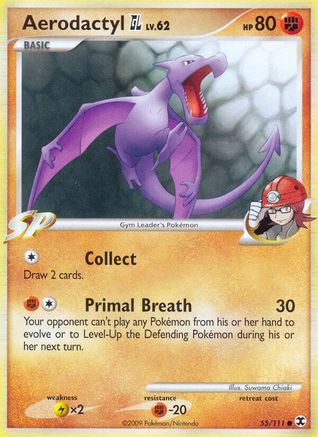 Aerodactyl GL 055  Rising Rivals - Common