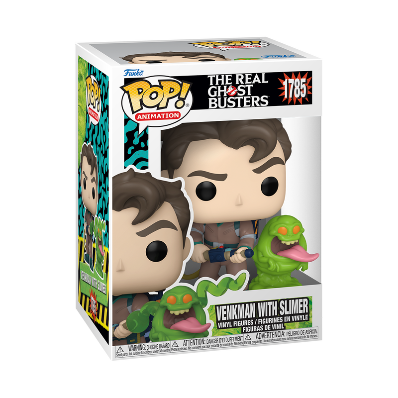 Funko Pop! Movies: The Real Ghostbusters - Venkman with Slimer / Winston Zeddemore / Egon Spengler / Ray Stantz