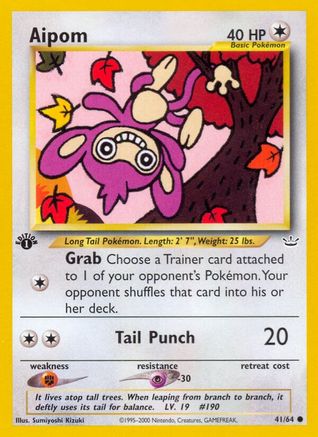 Aipom 041  - Unlimited Neo Revelation - Common
