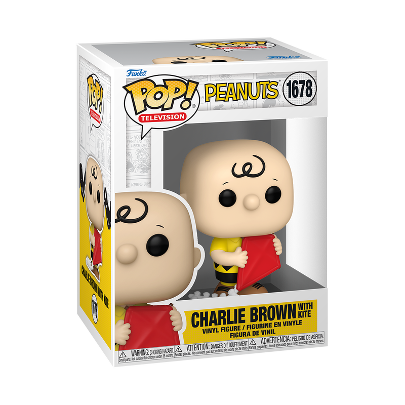 Funko Pop! Television: Peanuts - Charlie Brown #1678 / Charlie Brown #1677 / Snoopy #1679 / Joe Cool #1680