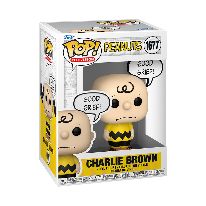Funko Pop! Television: Peanuts - Charlie Brown #1678 / Charlie Brown #1677 / Snoopy #1679 / Joe Cool #1680
